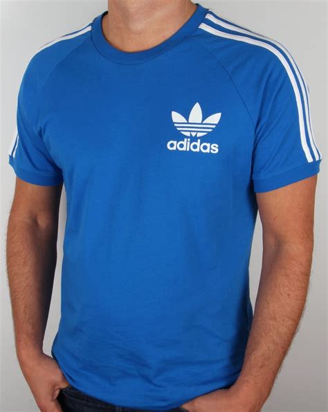 blauwe adidas shirt|Adidas blue originals.